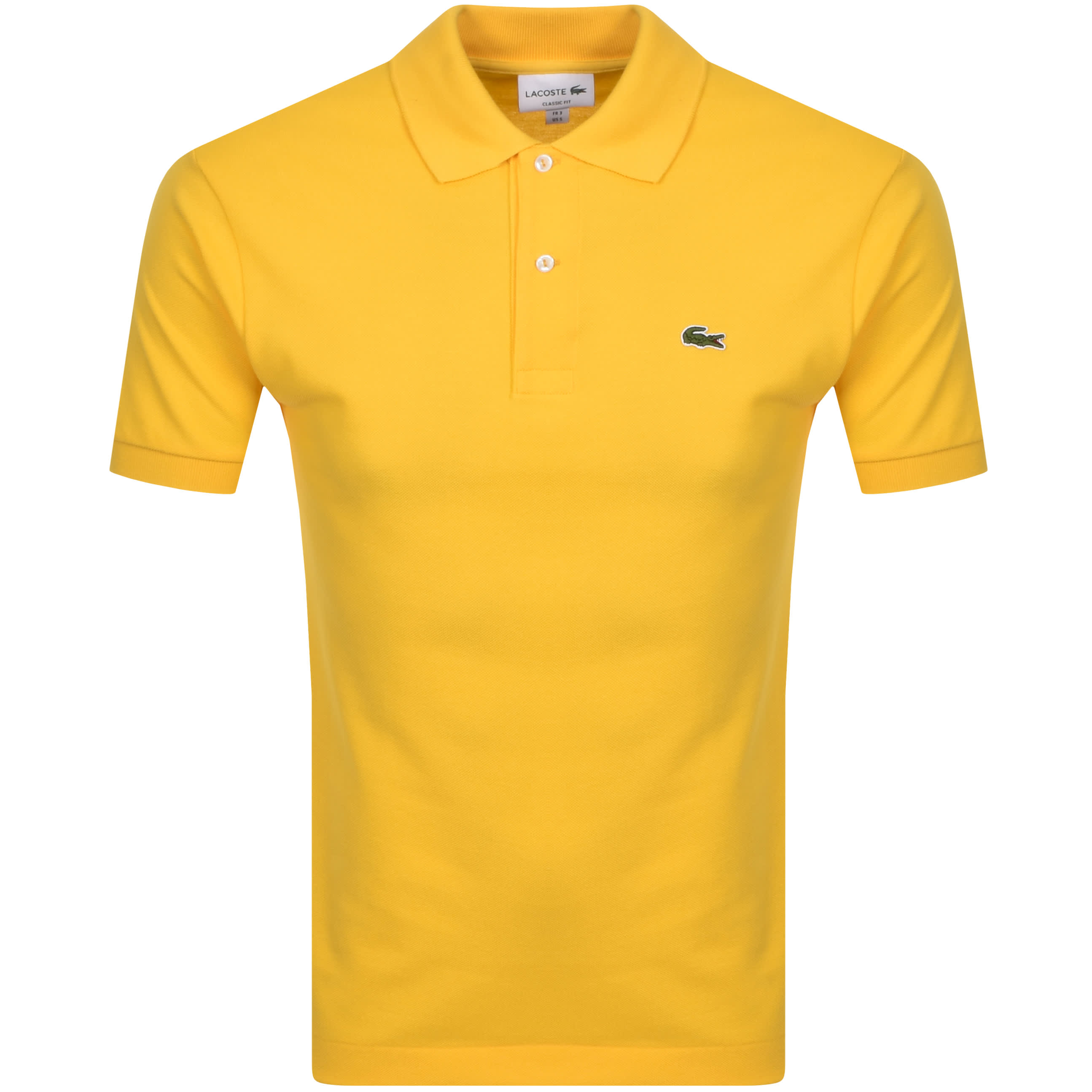 Alternative Image for ProductLacoste Short Sleeved Polo T Shirt Yellow1